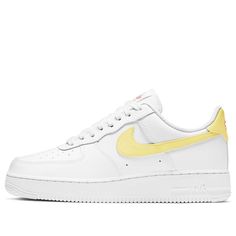 Nike Womens WMNS Air Force 1 '07 'White Light Citron' White/Bright Mango/White/Light Citron 315115-160 White Nike Air Force 1 For Streetwear, White Nike Air Force 1 For Light Sports, Nike Air Force 1 White For Light Sports, White Sporty Nike Air Force 1 Lace-up, Sporty White Lace-up Nike Air Force 1, Nike Air Force 1 White With Branded Insole, Nike Air Force 1 White Sports Shoes, Nike Air Force 1 White Lace-up With Branded Insole, Nike Air Force 1 White Cushioned For Light Sports