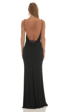 Mira Lace Open Back Maxi Dress in Black | LUCY IN THE SKY Black Backless Silk Dress, Scoop Back Prom Dress, Prom Dress Open Back Long, Open Back Black Dress Long, Back Less Prom Dress, Black Formal Dress Lace, Long Black Fitted Dress Outfit, Black Backless Prom Dresses, Long Dress With Open Back