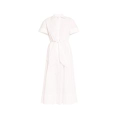 Cara Cara "Asbury" shirtdress features exaggerated cuffs and a self-tie waist Spread collar; button placket Short sleeves Side seam pockets Circle skirt Hem falls below the knee A-line silhouette Cotton Dry clean Imported Fitted Shirt Dress With Tie Fastening For Daywear, Button-up Shirt Dress With Tie Fastening For Daywear, Tie Fastening Button-up Shirt Dress For Daywear, Button-up Tie Waist Shirt Dress For Daywear, Collared Dress With Tie Waist For Daywear, Spring Midi Dress With Belted Cuffs For Daywear, Tie Waist Dress With Spread Collar, Feminine Daywear Midi Dress With Tie Waist, Feminine Tie Waist Midi Dress For Daywear