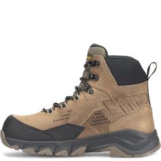 Experience lightweight comfort and protection with the Carolina Men’s 6.5-Inch Waterproof Comp Toe Hiker. Men’s 6.5” Lightweight Waterproof Comp Toe Hiker Details Oil & Slip Resisting Rubber Outsole Cement Construction Non-Metallic Shank Electrical Hazard Rated Removable Dual Density EVA Footbed EVA Midsole Mesh Lining Waterproof SCUBALINER™ Composite Safety Toe Cap Cowboy Teak Leather Upper Rugged Waterproof Boots With Foot Protection For Outdoor, Rugged Waterproof Boots With Protective Feet For Outdoor, Rugged Waterproof Boots With Protective Features For Outdoor, Secure Fit Waterproof Boots For Outdoor, Durable Waterproof Boots For Outdoor Work With Round Toe, Functional Impact Resistant Boots For Outdoor Work, Waterproof Tactical Boots For Outdoor, Functional Impact Resistant Outdoor Work Boots, Impact Resistant Work Boots With Round Toe For Outdoor