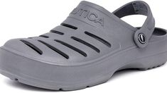 Nautica

Nautica Men's Garden Clogs Shoes | Water Shoes | Comfortable Slip on Shoes Air Cushion Slippers.

Founded in 1983, Nautica has evolved from a collection of men's outerwear to a leading global lifestyle brand with products ranging from men's, women's, and children's apparel and accessories to a complete home collection. Nautica products are styled with timeless design and premium quality that enhance today's energetic lifestyles, yet they recognize the need and desire for balance. A rolled, mocc-stitched seam creates clean, contrast lines in this relaxed boat shoe.

We Offer Premium Shoes at Affordable Prices because we value each customer that visits our listings! Crocs Sandals, Mens Clogs, Garden Clogs, Shoes Air, Boat Shoe, Men's Outerwear, Athletic Sports, Shoes Comfortable, Sport Sandals