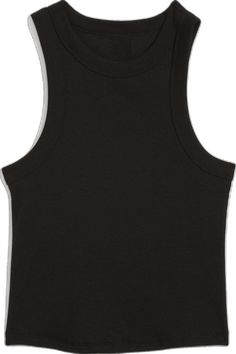 Solid Fitted Sleeveless Muscle Tee, Fitted Sleeveless Muscle Tee, Fitted Cotton Crew Neck Vest, Casual High Neck High Stretch Tank Top, Black High Stretch Crew Neck Tank Top, Fitted Basic Muscle Tee, Basic Fitted Muscle Tank Tee, Fitted Basic Muscle Tank Tee, Fitted Basic Tank Muscle Tee