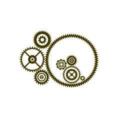 an image of gears in the shape of a circle