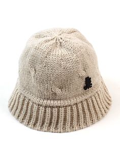 Editor's notesIt is a knitted bucket hat that features ribbed brim, metal motif on the side, and twist pattern. It is a comfy and stylish hat made of 100% wool fabric.- Bucket hat- Knitted fabric- Metal motif- Ribbed brim- 100% woolMeasurements(in.)One Size- Height: 7.5 in.- Brim Length: 2.6 in.- Circumference: 23.2 in.Composition & Care- 100% Wool- Wash separately- Hand wash recommended- Avoid tumble dryDesigner- by UNIVERSAL CHEMISTRY Knitted Bucket Hat, Knit Bucket Hat, Fabric Bucket, Twist Pattern, Wool Wash, Versatile Wardrobe, Stylish Hats, Wool Knit, Metal Logo