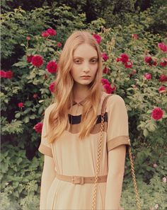 Photography by Venetia Scott.  Orla Kiely  Campaign shoot for AW 11 Tan Model, Soft Grunge Hair, Digital Imaging, Gold Dust, Creature Comforts, Beautiful Long Hair, Grunge Hair