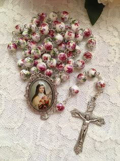 Catholic Rosary, Rosary Catholic, The Rosary, Rosary Beads, Catholic Art, Blessed Mother, Mother Mary