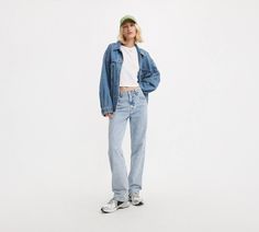 Low Pro Women's Jeans - Medium Wash | Levi's® US Levi's Straight Leg Jeans For Streetwear, Levi's Straight Hem Jeans For Streetwear, Levi's Jeans With Straight Hem For Streetwear, Levi's Straight Jeans For Streetwear, 90s Style Straight Leg Flare Jeans For Streetwear, Streetwear Flare Jeans With Straight Hem, Relaxed Fit Flare Jeans For Streetwear, Levi's Relaxed Fit Jeans In Rigid Denim, Levi's Relaxed Fit Rigid Denim Jeans