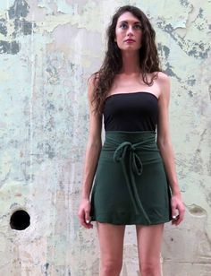 Cotton Fitted Belted Mini Skirt, Fitted Cotton Belted Mini Skirt, Belted Fitted Cotton Mini Skirt, Fitted Belted Mini Skirt, Fitted Mini Skirt With Belt, Chic Fitted Mini Skirt With Tie Waist, Casual Fitted Belted Skort, Versatile Fitted Belted Bottoms, Casual Fitted Belted Skirt