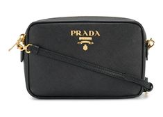 Prada Saffiano Crossbody Black Iphone Bag, Bag Prada, Prada Saffiano, Miuccia Prada, Prada Bags, Hermes Handbags, Crossbody Wallet, Prada Handbags, Shoulder Messenger Bag