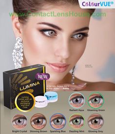 Lumina the new exclusive range from ColourVUE, is the result of our extensive research to transform your eye colour for an extremely appealing look. Makeup Vanity Lights, Makeup Looks Inspiration, Sunday Gif, Korean Natural Makeup