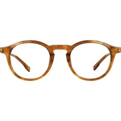 These fetching round glasses feature an acetate rim with metal temple arms. A keyhole bridge adds a chic touch. The medium-sized eyeglasses is hand-polished to a glossy finish and comes in a choice of caramel or chestnut. Spring hinges provide a comfortable fit. Please note the actual pattern on eyeglasses may vary slightly from the one pictured. | Zenni Minimalist Round Prescription Eyeglasses Pattern Mixed Shopping Essentials, Funky Glasses, Jeweled Bag, Round Eyeglasses Frames, Diamond Face Shape, Rim Design, Zenni Optical, Diamond Face, Keke Palmer