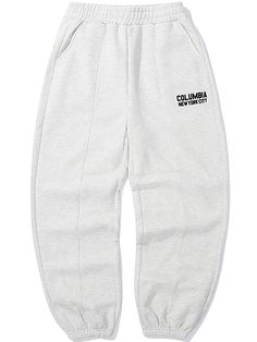 This is a comfortable and casual pants that are made out of high quality cotton and polyester fabric. With design detail of comfortable loose silhouette and elastic waistband with string, it gives a trendy and refined look.- Soft fleece fabric- Pin tuck detail on the front- Elastic waistband with string- Loose silhouette Cotton Sweatpants With Drawstring For Streetwear, Cotton Drawstring Sweatpants With Tapered Leg, Cotton Sweatpants With Drawstring And Tapered Leg, Cotton Drawstring Sweatpants For Streetwear, Cotton Joggers With Elastic Waistband For Leisure, Cotton Sweatpants With Drawstring And Relaxed Fit, Casual Cotton Sweatpants With Elastic Waistband, Comfortable Cotton Sweatpants With Drawstring, Cotton Sweatpants With Elastic Waistband Ankle-length