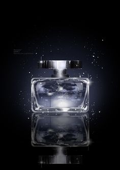 an advertisement for the new perfume brand, dior's night sky eap