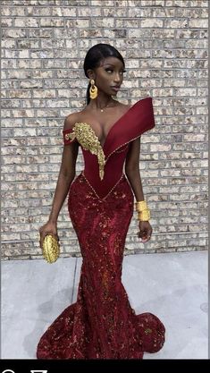 Trending African Dresses 2022, Nigerian Birthday Party Outfit, Senegalese Prom Dresses, Red African Prom Dress, Asoebi Lace Styles Classy 2022 Corset, African Dress Prom, Ashobi Girls Styles, Nigerian Birthday Dress, African Dresses Prom