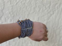 These gorgeous stretch bracelets are the perfect bohemian accent pieces to your collection. Handmade Bohemian Gray Beaded Bracelets, Adjustable Gray Bohemian Bracelets, Adjustable Bohemian Gray Bracelet, Bohemian Gray Beaded Jewelry, Wedding Bracelets, Dec 1, Wedding Bracelet, Accent Pieces, Stretch Bracelets