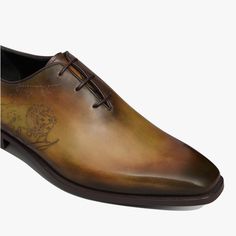 Alessandro Démesure Neo Scritto Leather Oxford Men's Luxury Oxfords With Italian Craftsmanship, Luxury Men's Brogue Detailed Shoes, Berluti Menswear, Berluti Shoes, Polo Tshirts, Semi-formal Leather Oxford Shoes With Brogue Detailing, Summer Sneakers, Bespoke Shoes, Bespoke Tailoring