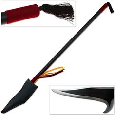 two different types of umbrellas with long handle and handles, one is red and the other is black