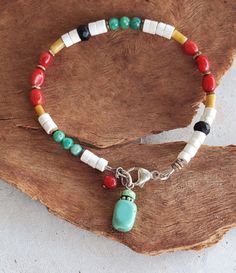 Cool colorful multi gemstone-bracelet Handmade Multicolor Beaded Bracelets, Multi Gemstone Bracelet, Outfits Jewelry, Sterling Silver Hoop Earrings, Jewelry Outfit, Denim Style, Sterling Silver Hoops, Silver Hoops, Casual Denim