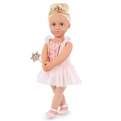 Land Of Sweets, Og Dolls, Pink Ballet Shoes, Sugar Plum Fairy, Our Generation Dolls, Ballet Dress, Long Blonde, Sewing Party, Doll Eyes