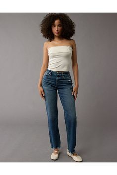 Stretch/Mid-weight structured denim with just enough stretch for everyday comfort/Holds its shape & won't bag out. Ever./Medium wash Versatile Mid-rise Flare Jeans For Everyday, Versatile Dark Wash Flare Jeans, Versatile Dark Wash Flare Jeans For Everyday, Versatile Mid-rise Jeans For Everyday, Everyday Straight Leg Dark Wash Jeans, Dark Wash Straight Leg Jeans For Everyday, Straight Leg Dark Wash Jeans For Everyday, Everyday Medium Wash Straight Leg Bottoms, Everyday Straight Leg Medium Wash Bottoms