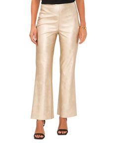 in stock Gold Pants, Metallic Pants, Ralph Lauren Style, Bootcut Pants, Flare Leg Pants, Blue Pants, Pull On Pants, Flare Pants, Vince Camuto