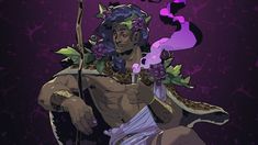 Dionysus God, Game Character Design, Epic Games, Character Portraits