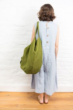 "Comfortable and simple linen bag. Use it as beach bag, shopping bag. --------------------------- WE CARE FOR YOU: All our items are handmade - every seam, every stitch, every buttonhole. We use only 100% linen fabric no added materials. All of our cuts are made to be comfortable and free so the body can feel the soft touch of linen. All our items are simple but we do believe the beauty is in the simplicity. --------------------------- AND YOU CARE FOR THE CHILDREN ... Thank you for being our cu Summer Beach Bag With Pockets For Everyday, Summer Cotton Shoulder Bag With Pockets, Summer Canvas Beach Bag With Pockets, Summer Canvas Shoulder Bag With Pockets, Eco-friendly Summer Bags With Pockets, Daily Use Large Capacity Linen Canvas Bag, Large Capacity Linen Canvas Bag For Travel, Everyday Large Capacity Linen Canvas Bag, Everyday Linen Tote Canvas Bag