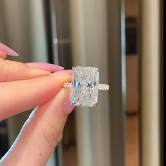 Elongated Radiant Cut Engagement Rings, Elongated Radiant Cut Engagement Ring, Elongated Radiant Cut, Elongated Radiant, Radiant Cut Diamond Ring, Radiant Cut Engagement Ring, Big Engagement Rings, Dream Wedding Ring, Radiant Cut Engagement Rings