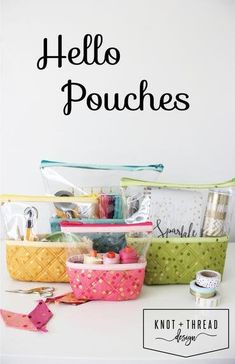 hello pouches the cabbage rose sewing kit