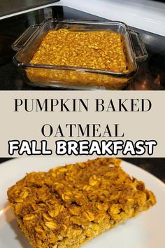 Start your day right with this delicious and healthy pumpkin baked oatmeal! Packed with flavor and nutrients, it's the perfect fall breakfast. This easy recipe is perfect for meal prep.