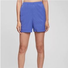 Nwt Gapfit Nylon Shorts In Wisteria Blue. Sporty Shorts With Elastic Waistband By Gap, Sporty Gap Shorts With Elastic Waistband, Sporty Gap Shorts For Spring, Sporty Summer Bottoms From Gap, Sporty Short Bottoms By Gap, Spring Gap Bottoms With Built-in Shorts, Gap Bottoms With Built-in Shorts For Spring, Gap Casual Blue Shorts, Casual Blue Gap Shorts