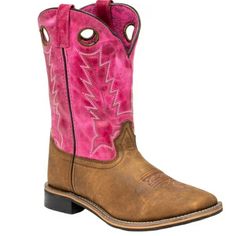 Nwt Pink And Brown Cowboy Boots. Leather Size 6 Pink Western Snip Toe Boots, Pink Western Boots With Snip Toe, Pink Fitted Snip Toe Boots, Fitted Western Style Pink Boots, Pink Western Boots With Round Toe, Pink Western Boots For Fall, Casual Pink Snip Toe Boots, Pink Closed Toe Boots For Fall, Fitted Western Pink Boots