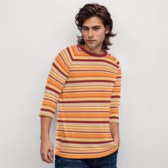 * 70s TShirt Style: Channel the groovy 70s vibe with this stylish maroon and orange stripe shirt, a must-have for any retro enthusiast. * Hippie Top Men: Embrace the carefree hippie style with this vintage-inspired shirt, perfect for casual and laid-back occasions. * Vintage Style Shirt Men: This shirt features a classic 70s design with bold stripes, offering a nostalgic and timeless look. * Hipster Shirt: Ideal for the modern hipster, this 70s inspired shirt in maroon and orange adds a unique t 70s Inspired Cotton Summer Tops, Groovy Cotton Tops With Relaxed Fit, 70s Inspired Cotton Top For Summer, Multicolor Retro Tops With Relaxed Fit, Retro Striped Tops For Fall, Multicolor Relaxed Retro Tops, Retro Cotton Tops For Fall, Brown Retro Top With Relaxed Fit, Casual Orange Shirt With Retro Print