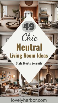 49 Neutral Living Room Ideas: Serenity And Style In Every Detail Neutral Color Couch, Popular Neutral Paint Colors, Neutral Living Room Colors, Neutral Living Room Ideas, Neutral Interior Paint Colors, Minimalistic Decor, Transitional Decor Living Room, Elegant Living Room Design, Neutral Furniture