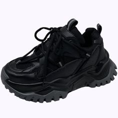 Women Chunky Sneakers Fashion Platform Sneakers Black Ladies Brand Designer Casual Shoes Woman Leather Sports Dad Shoes Women Chunky Sneakers, Light Sneakers, Mesh Heels, Crewneck Sweatshirt Women, Dad Shoes, Genuine Leather Shoes, Grey Shoes, Leather Shoes Woman, Chunky Sneakers