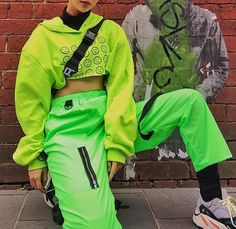 Neon Green Sad Emoji Cropped Hoodie Sweatshirt Green Long Sleeve Hip Hop Hoodie, Spring Hip Hop Hooded Sweatshirt, Green Long Sleeve Hip Hop Top, Oversized Green Sporty Hoodie, Oversized Green Hoodie For Streetwear, Green Cotton Athleisure Hoodie, Oversized Green Casual Hoodie, Green Cotton Athleisure Sweatshirt, Green Hip Hop Hoodie For Fall