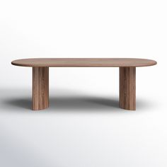 Haiden Oval Dining Table & Reviews | AllModern Anton Dining Table, Oval Kitchen Table, Organic Dining Room, Oval Dining Room Table, Double Pedestal Dining Table, Dining Room Accessories, Oval Table, Oval Table Dining, Lake House Decor