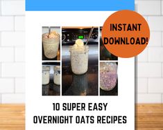 an image of instant overnight oats recipe