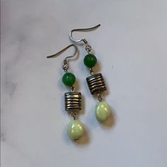 Rustic Style Handmade By Me! Bundle To Save! Style Earrings! Adjustable Hypoallergenic Green Beaded Earrings, Casual Dangle Jewelry For Spring, Casual Spring Earrings For Gift, Casual Spring Earrings Perfect For Gifts, Handmade Casual Hoop Earrings, Handmade Casual Hoop Earrings As Gift, Nickel Free Casual Beaded Earrings For Gift, Nickel-free Casual Beaded Earrings For Gift, Casual Handmade Hoop Earrings As Gift