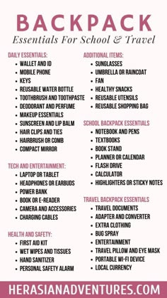 collage packing list dorm room dorm supply list college packing uni packing list dorm room dorm packing list boys boy dorm packing list ultimate college dorm packing list dorm packing list freshman year printable dorm packing list template college dorm boy packing list guys dorm packing list college packing list for girls dorm room packing list for dorm room ultimate dorm packing list dorm room packing list freshman year dorm packing list bullet journal How To Style A Backpack, Backbags For High School, Must Have Backpack Essentials, What To Back In Your School Bag, School Backpack Essentials List, What's In My College Backpack, Collage Bag Essentials, Backpack Essentials College, College Backpack Essentials List