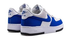 The Nike Air Force 1 Low “Timeless” is a colorway of the vintage basketball sneaker with a look inspired by the Nike Air Max 1.  The “Timeless” Air Force 1 Low features similar materials and color blocking as the legendary running shoe.  More specifically, the shoe has a Summit White mesh base with contrasting Neutral Grey felt material on the eyelets and collar.  Royal Blue Swoosh branding and overlays add contrast while also showing love to the Air Max 1’s design.  The white rubber sole unit f Showing Love, Timeless Shoes, Vintage Basketball, Nike Air Max 1, Felt Material, Nike Air Force 1 Low, Stadium Goods, Basketball Sneakers, Air Force 1 Low