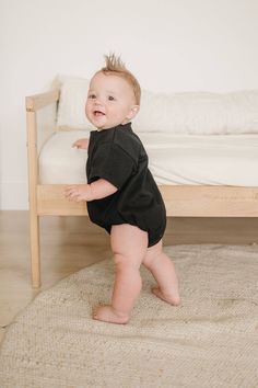 Just arrived! Our Oversized T-Shirt Rompers by Little Joy Co. are super cute and a must-have for your little one's wardrobe! This romper is crafted with care from 100% cotton, ensuring a soft and comfortable feel against your baby's delicate skin. With its oversized design, our romper offers a trendy and relaxed fit, allowing for unrestricted movement and play. It's the perfect combination of comfort and style. Available in sizes ranging from 0-3 months to 2T, you can find the perfect size to su Baby Rock, Newborn Layette, Shirt Romper, Growing Child, Baby Bubble Romper, Plaid Dog Bandana, Summer Baby Clothes, Baby Bubble, Rock Baby