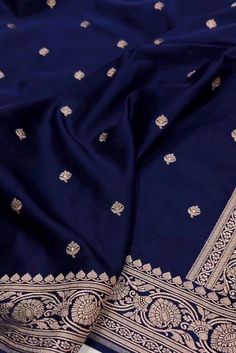 We have a major varieties of colour and design available, but due to heavy demand we may not be able to provide the exact colour and design of your choice instantly. So please inquire before ordering, if the colour of your choice is not available at stock then we will provide you with different designs with similar colour combination. pure handloom katan  Banarasi saree in India  Royal blue high demand colour. Navy Saree, Blue Colour Saree, Blue Banarasi Saree, Royal Blue Saree Look, Blue Raw Silk Dupatta With Self Design, Blue Raw Silk Saree For Eid, Blue Self-design Raw Silk Dupatta, Royal Blue Chanderi Saree With Cutdana, Royal Blue Banarasi Saree