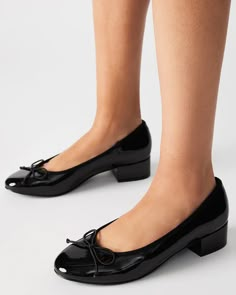 CHERISH Black Patent Slip-On Heels | Women's Heels – Steve Madden Low Block Heel Pumps, Ballet Heels, Heels Steve Madden, Steve Madden Store, Apparel Merchandising, Shoe Inspo, Low Block Heels, Women's Heels, Looks Style