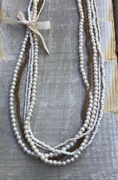 Good condition, unique piece - please see measurements in the pics. Thank you for looking! Multi Strand Necklace, Strand Necklace, Multi Strand, Tassel Necklace, Faux Pearl, Unique Pieces, Pearl Necklace, Beaded Necklace