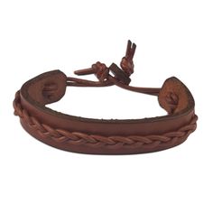 Leather Bracelets For Men, Men's Leather Bracelet, Bracelets Patterns, Handmade Leather Bracelets, Brown Jewelry, Leather Wristbands, Wristband Bracelet, Mens Jewelry Necklace, Mens Leather Bracelet