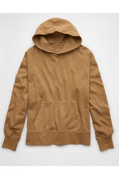 Super soft heritage fleece/Hooded/Kangaroo pocket/Ribbed cuffs & hem/This is Real Good: Made with the planet in mind & a promise to continue to do better. Solid Hoodie, Do Better, Soft Hoodie, Kangaroo Pocket, Kangaroo, American Eagle Outfitters, Women's Jeans, American Eagle, Women Jeans