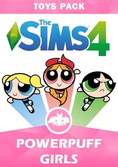 the powerpuff girls cartoon characters with their name on it's back side