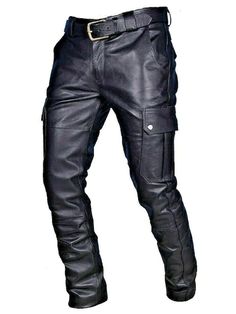 Biker Pants, Mid Waist Pants, Mens Leather Pants, Trousers Casual, Retro Costume, Black Leather Pants, Leather Pant, Brown Pants, Trouser Style