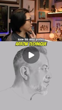 Bobby Chiu on Instagram: "Artists need to know this about profiles. 
.
Try this tip next time you draw profiles and learn more with us on school ism.com @schoolismlive ! (Link in bio)
.
I teach this technique and more in my course “Speed Sketching Animals”"